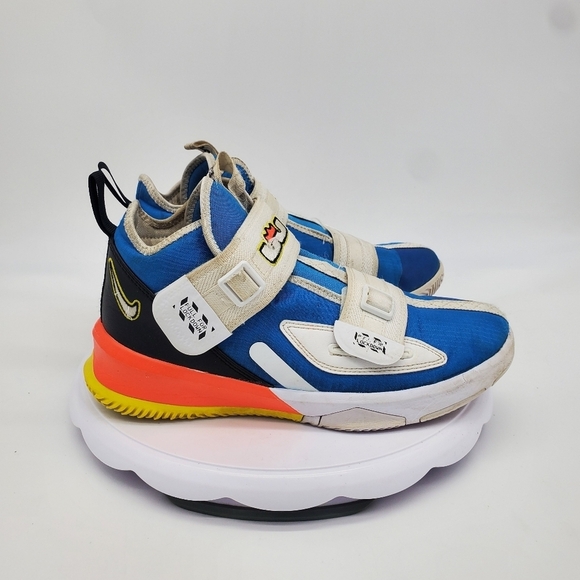 Nike Shoes Youth 6 Women's 7.5 LeBron James Soldier 13 XIII SFG Blue Crimson - Picture 8 of 8